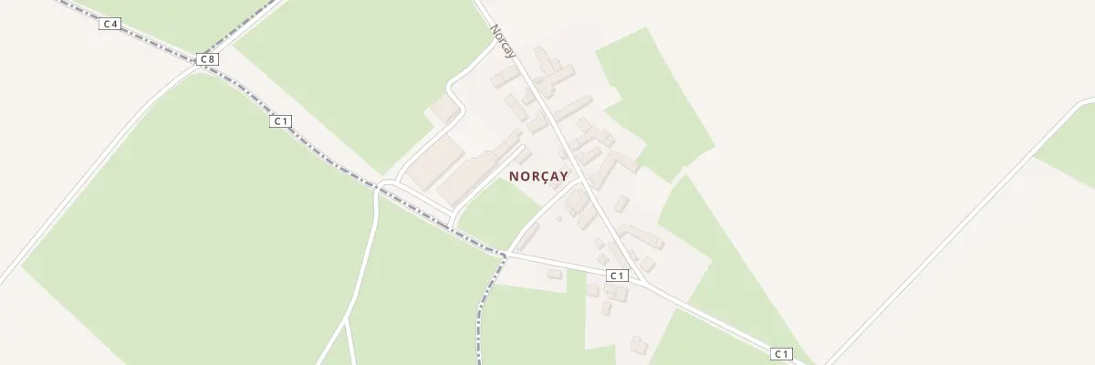 Plan du 6 Norcay à Chédigny
