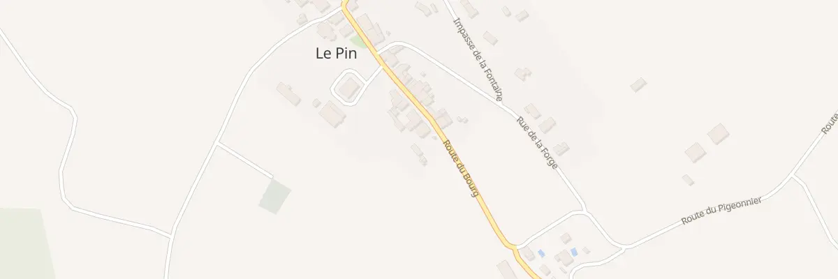 Plan du 5027 Le Pin au Pin