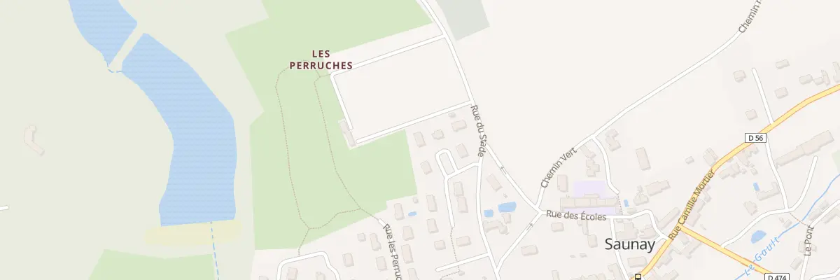 Plan du 4 Rue du Champ de Foire à Saunay