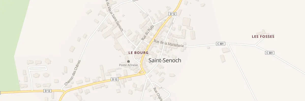Plan du 14 Rue Barbeneuve à Saint-Senoch