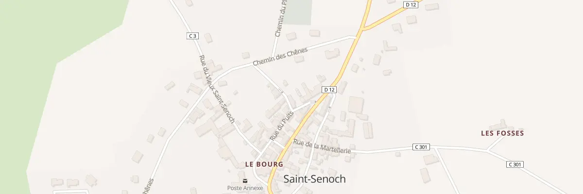 Plan du 23 Rue du Puits à Saint-Senoch