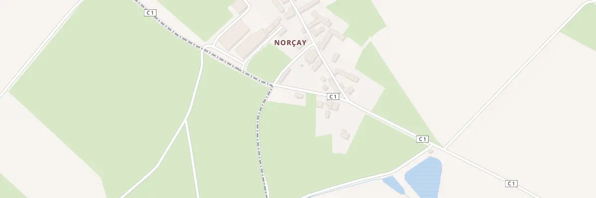 Plan du 16 Norcay à Chédigny