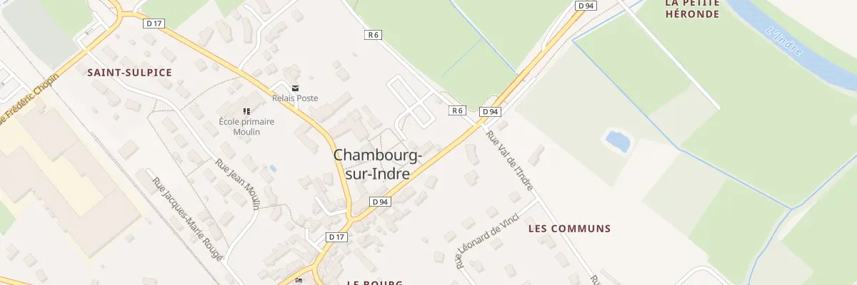 Plan du 5 Rue l’Abbe Hardion à Chambourg-sur-Indre