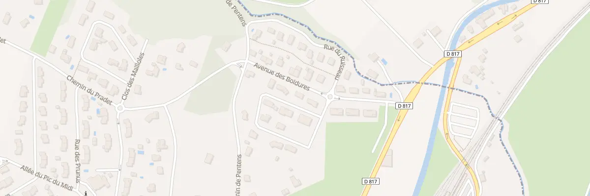 Plan du 5005F Boidures à Boussens