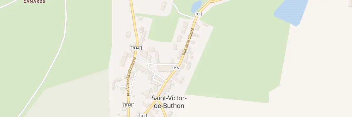 Plan du 16 Rue de la Liberté à Saint-Victor-de-Buthon