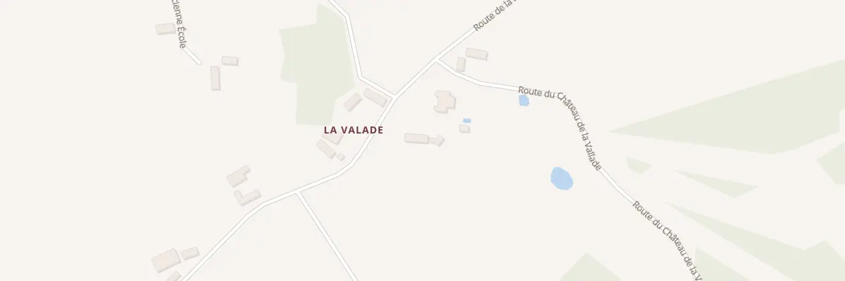Plan du 169 La Vallade à Saint-Paul-la-Roche