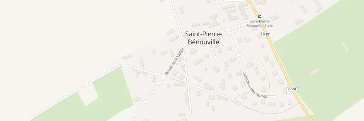 Plan du 7 Rue de la Vallée à Saint-Pierre-Bénouville