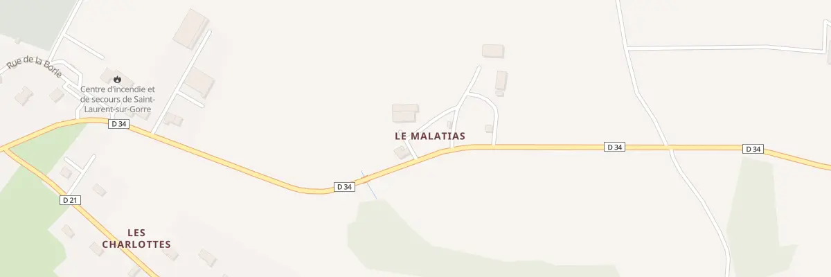 Plan du 5 Rte de Malatias à Saint-Laurent-sur-Gorre