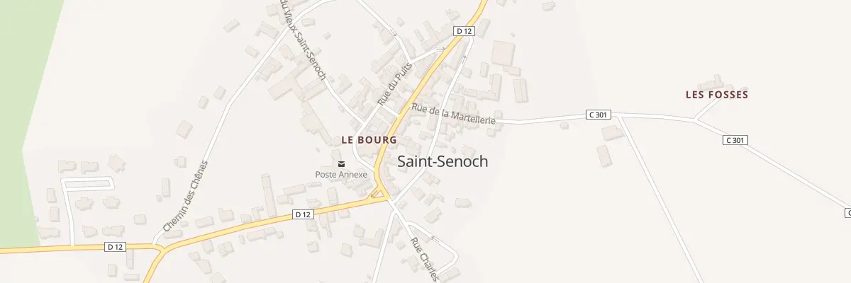 Plan du 3 Rue Folaine à Saint-Senoch