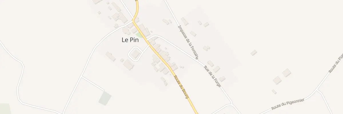 Plan du 5031 Le Pin au Pin