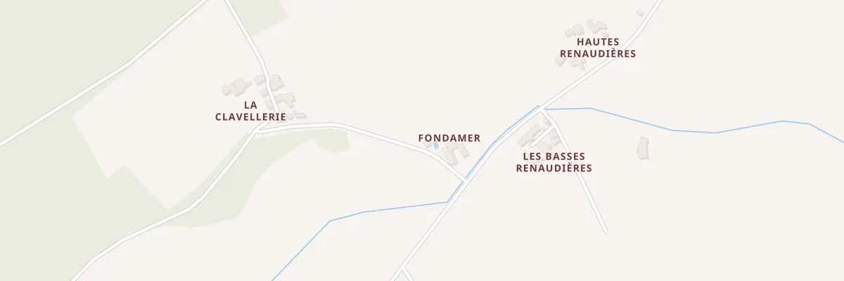 Plan du 2 Fondamer à Bossay-sur-Claise