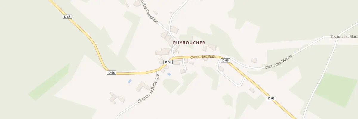 Plan du 95 Puybouchey à Brouchaud