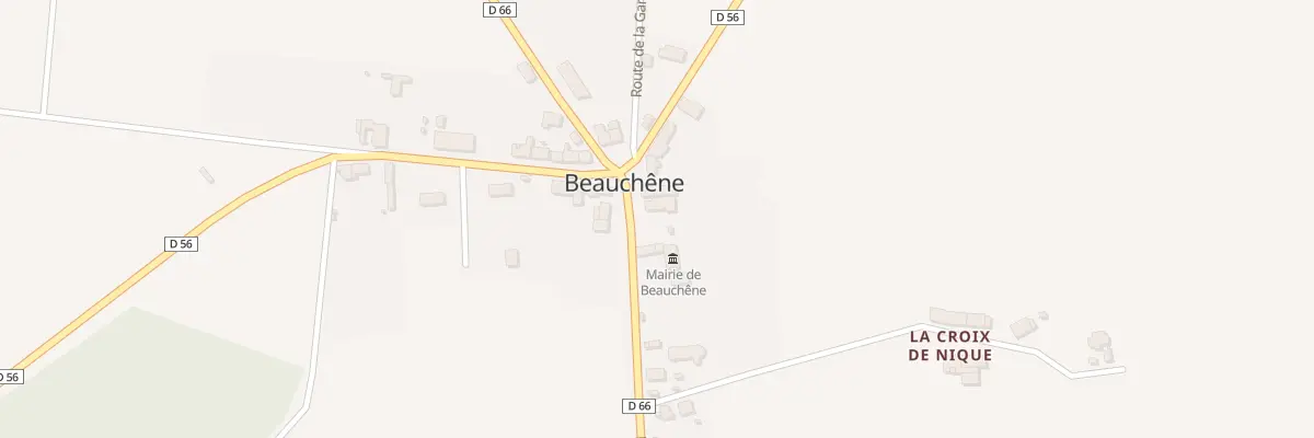 Plan du 3 Rte de Danzé à Beauchêne