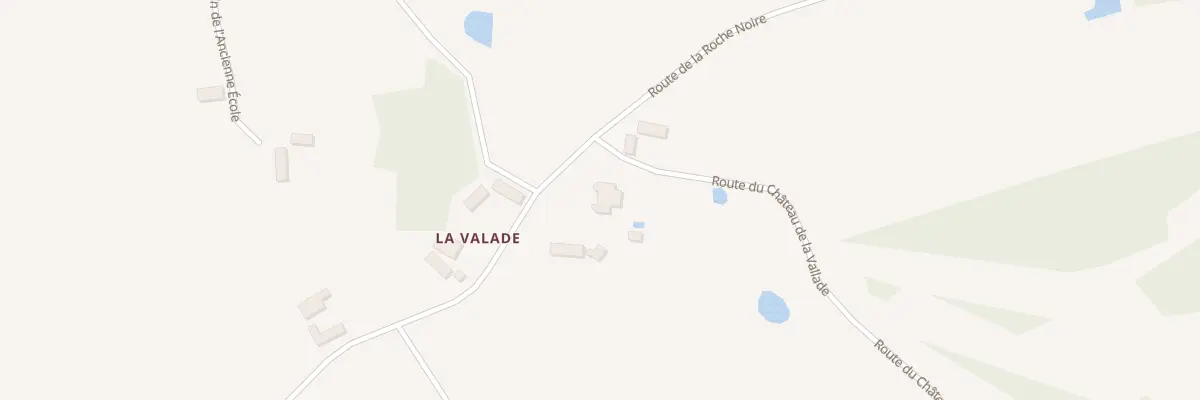 Plan du 170 La Vallade à Saint-Paul-la-Roche