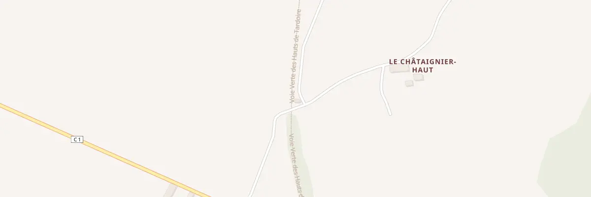 Plan du 5856 Le Chataignier Haut à Châlus