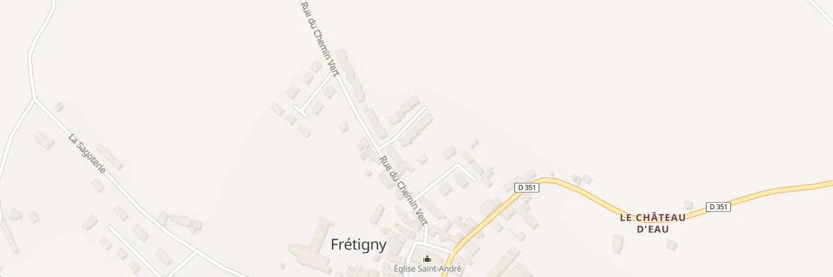 Plan du 4 All Bellevue à Saintigny