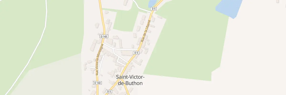 Plan du 33 Rue de la Liberté à Saint-Victor-de-Buthon