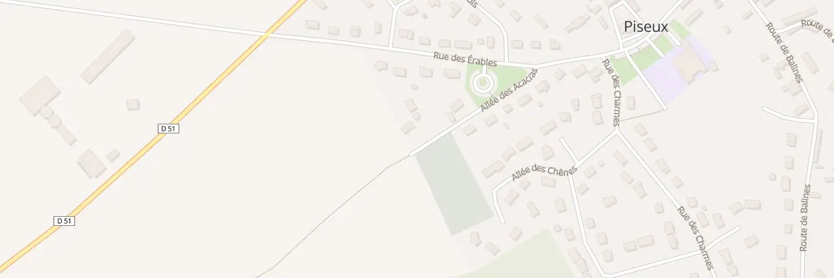 Plan du 4 Rue des Acacias à Piseux