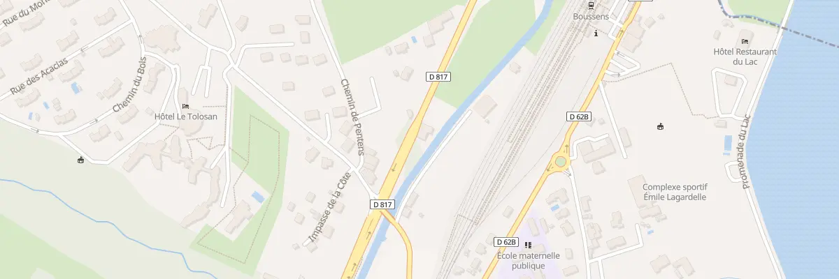 Plan du 3 Rte des Pyrenees à Boussens