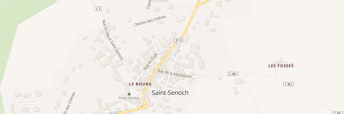 Plan du 11 Rue Folaine à Saint-Senoch