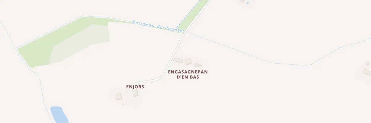 Plan du 110 Enjors à Brignemont
