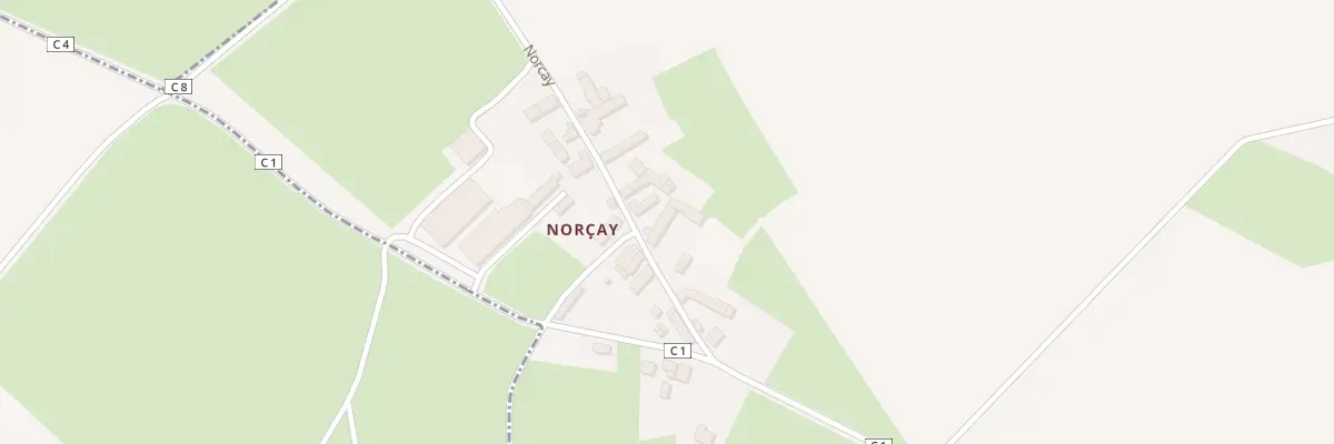 Plan du 7 Norcay à Chédigny