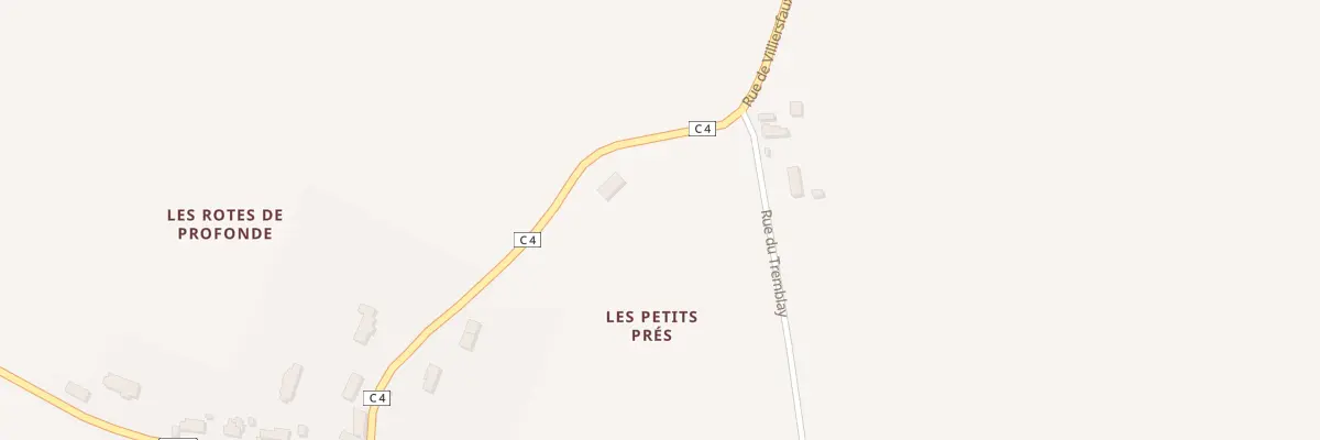 Plan du 5001 Les Petits Pres à Ambloy