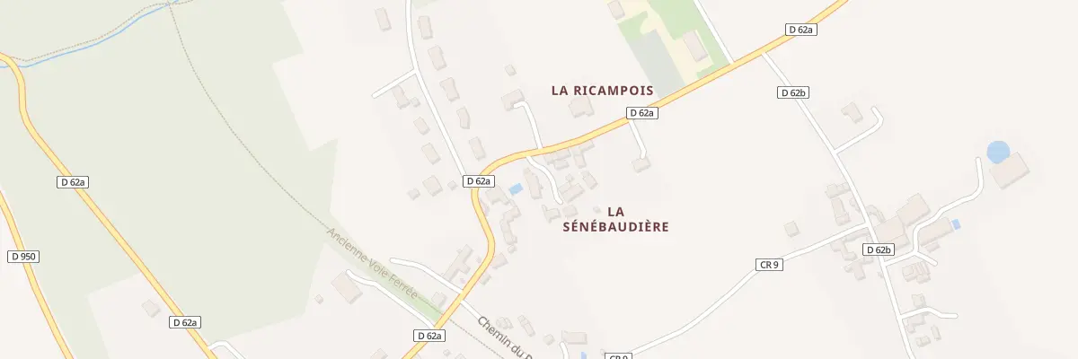 Plan du 2 Imp de la Poste à Preuilly-la-Ville