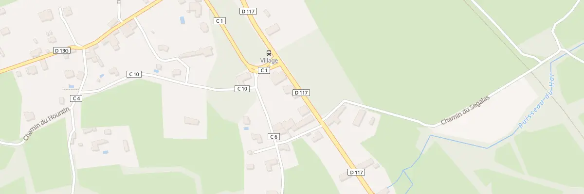 Plan du 56 Rte de Saint Girons à His