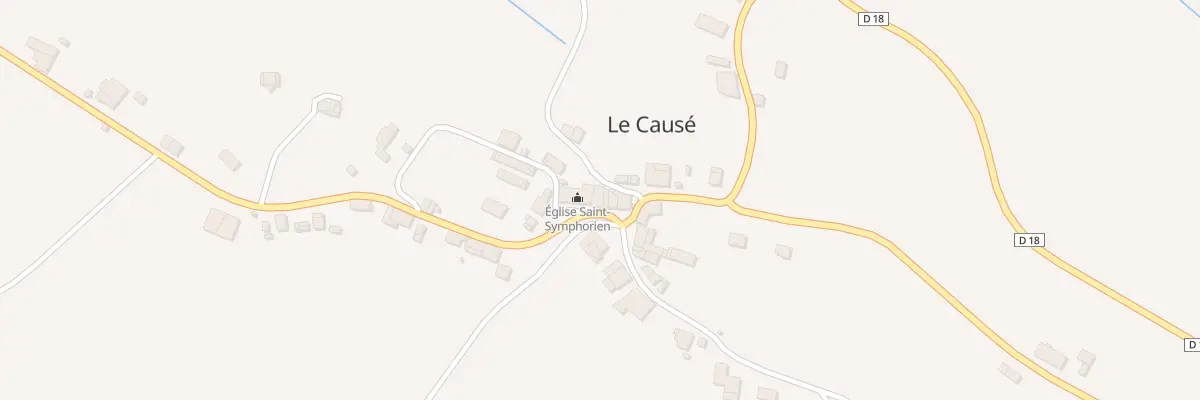 Plan du 5023 Le Cause au Causé
