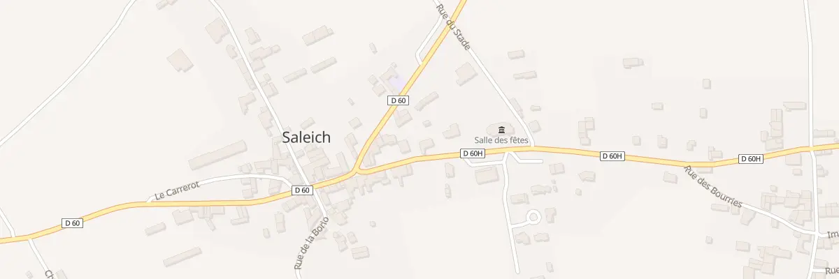 Plan du 13 Rue de l’Estelas à Saleich