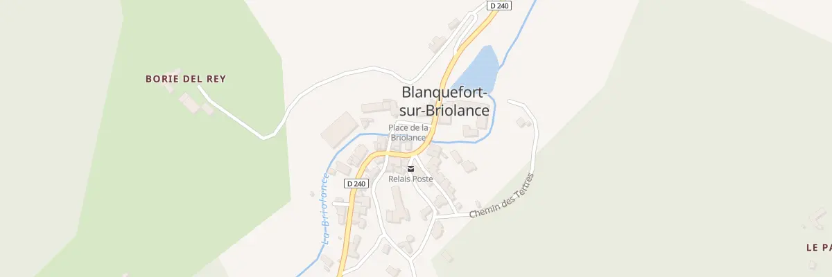 Plan du 1 Pl de la Briolance à Blanquefort-sur-Briolance