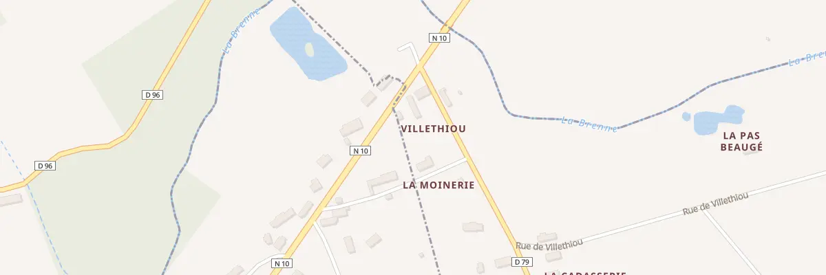 Plan du 57 Villethiou à Saint-Gourgon