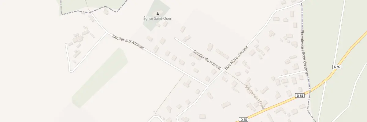 Plan du 4 Rue de l’Eglise - Thuit Anger au Thuit de l’Oison