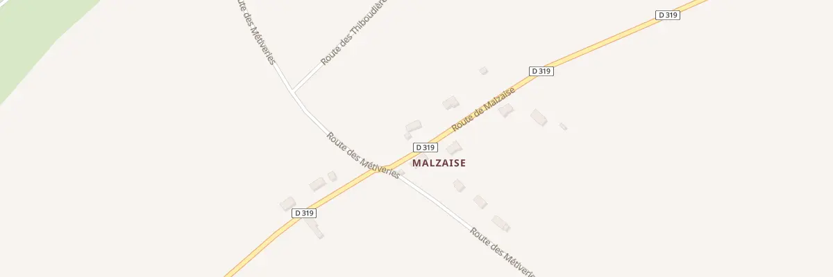 Plan du 7 Rte de Malzaise à Manou