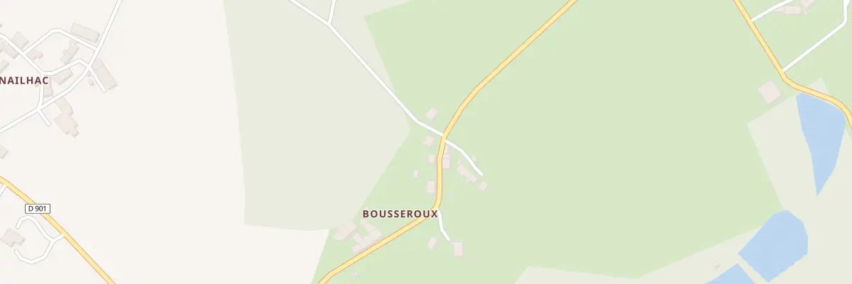 Plan du 5290 Bousseroux à Champsac