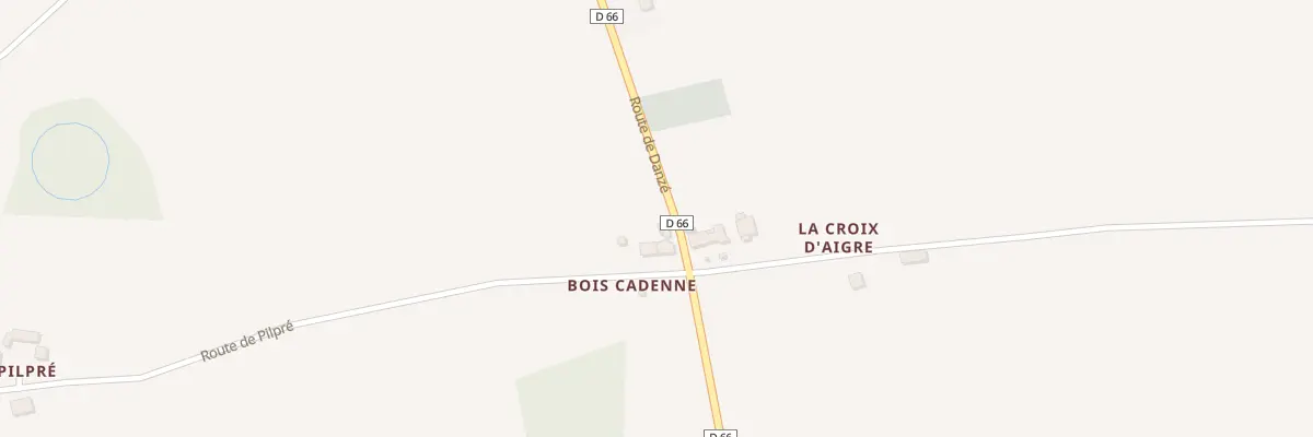 Plan du 2 Pilpré à Beauchêne