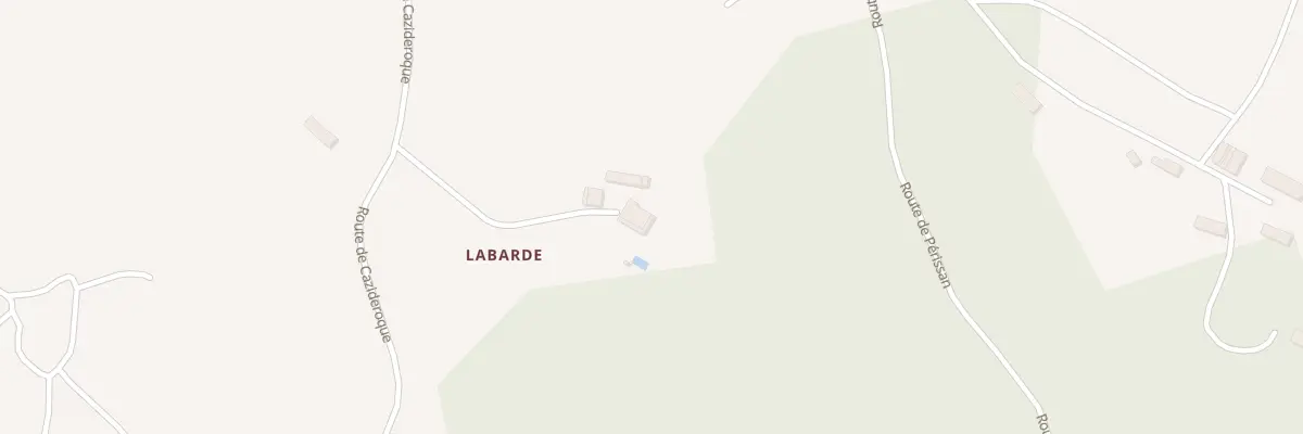 Plan du 5081 Labarde à Bourlens