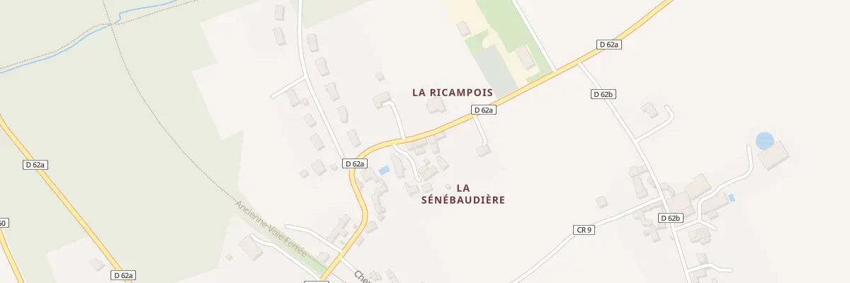 Plan du 10 Rue de la Senebaudiere à Preuilly-la-Ville