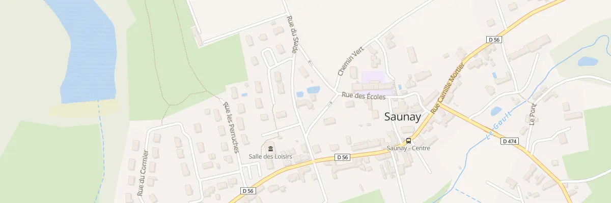Plan du 4 Rue du Stade à Saunay