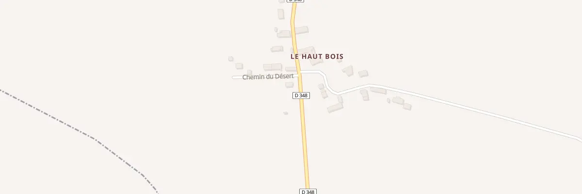 Plan du 1 Che du Désert à Meaucé