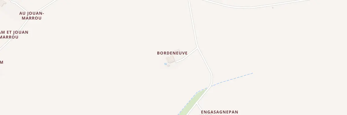 Plan du 129 Bordeneuve et Engasagnepan à Brignemont