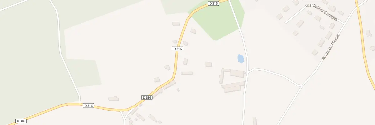 Plan du 257 Rte de Bois Normand à Rueil-la-Gadelière