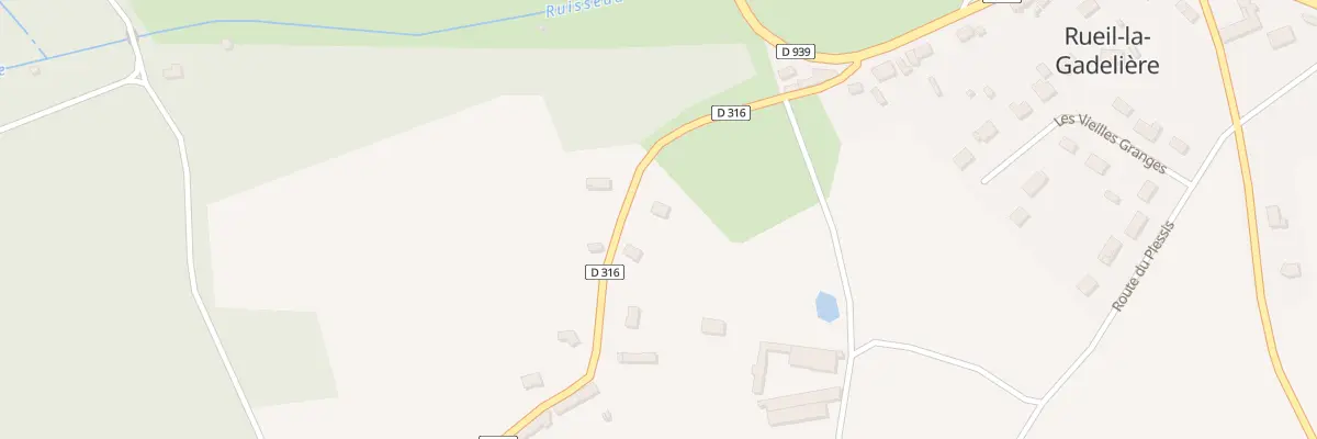 Plan du 187 Rte de Bois Normand à Rueil-la-Gadelière