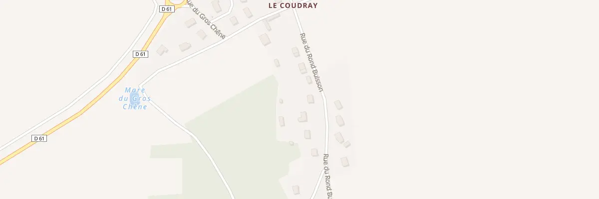 Plan du 23 Rue du Rond Buisson à La Croisille