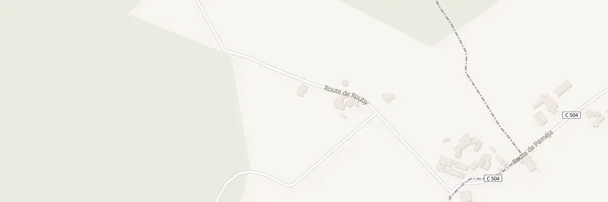 Plan du 1606 Rte de Rouby à Cuzorn