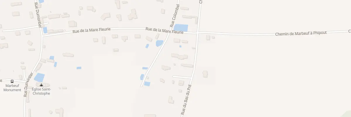 Plan du 15 Rue du Bas du Pré à Marbeuf