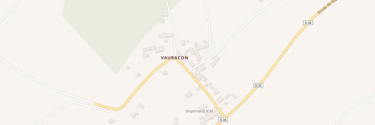 Plan du 11 Rue de Vauracon à Mazangé