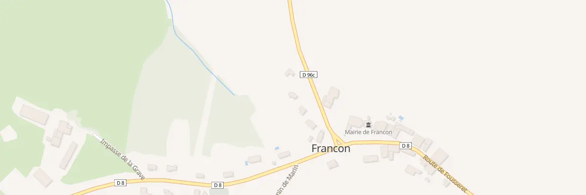 Plan du 5002F Lagrave à Francon