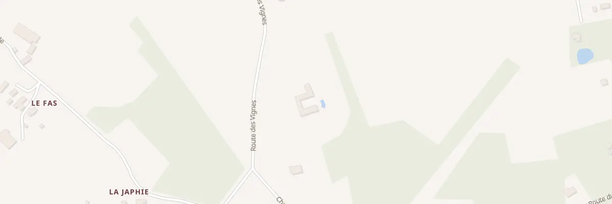 Plan du 599 Rte des Vignes à Fossemagne
